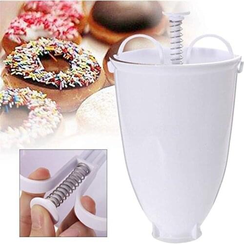 VOGVIGO Plastic Baking mold Donut Making Tool Diy Donut Making Artifact Creative Baking Tools Kitchen Dessert Gadget