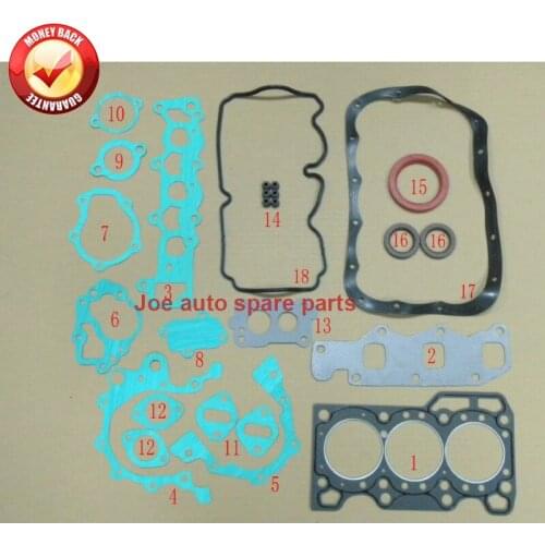 F8CV Engine Overhal Rebuilding full Gasket Kit 11140-78810-000 1114078810000 for DAEWOO Tico/Matiz 0.8L