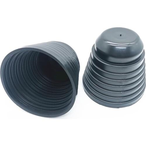 2 Pcs LED Headlight Car Dust Cover Universal Adjustable Rubber Waterproof Dustproof Headlamp Cover Seal Dust Cap 70mm - 100mm