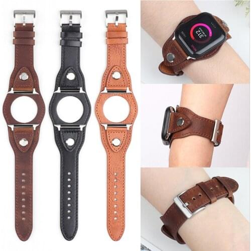 Vintage Leather Strap for Apple Watch Band 44mm 40mm for IWatch Band 38mm 42mm Watchband Bracelet for Iwatch Series SE 6 5 4 3 2