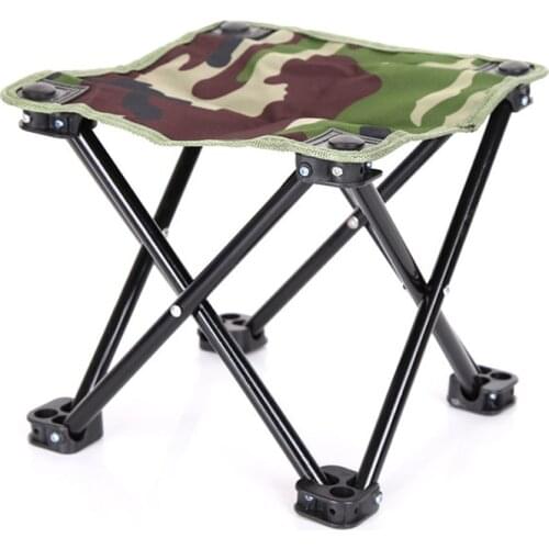 Folding Bench Fishing Stool Portable Camping Portable Stool Telescopic Stool Camping Folding Bench for Travel Hiking