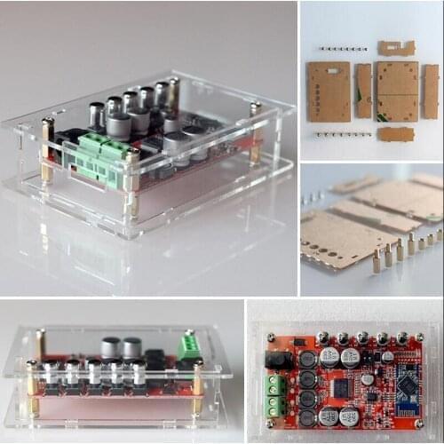 TDA7492P 25W+25W Bluetooth Audio Receiver POWRE Amplifier Module Board FOR 12V 24V CAR + shell