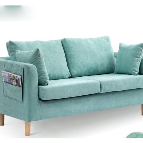 TT Sofa Small Apartment Nordic Simple Modern Bedroom Rental Room Single Simple Double Fabric Living Room