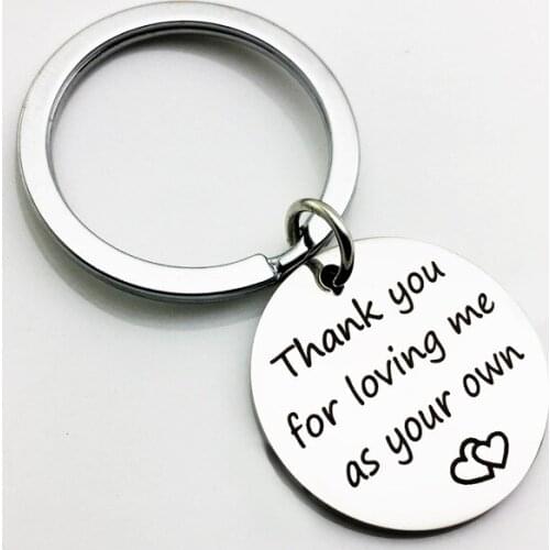 Oeinin Creative Keychain Man Thank You For Loving Me As Your Key Chain Bags Boy Letter Color Key Ring Zinc Alloy Pendant Brelok