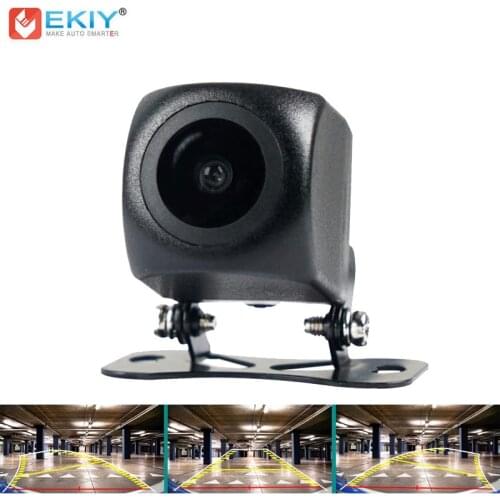 EKIY Universal Night Vision Smart Dynamic Trajectory Parking Line HD Car Rear View Reverse Backup Parking Track Camera