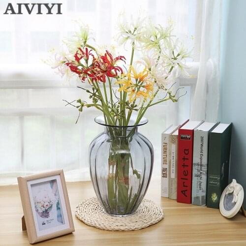 Highgrade artificial flowers wind and rain orchid artificial plastic fake flower home decoration garden wedding DIY flower arra