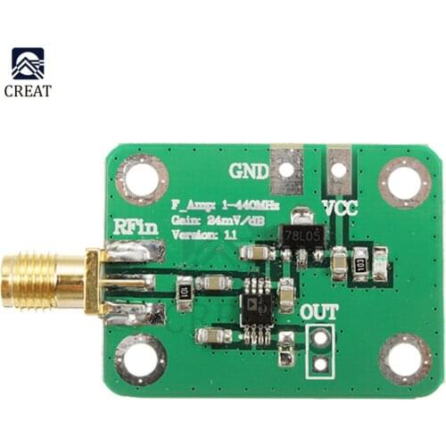 AD8310 High Speed High Frequency RSSI RF Output Log Detector Power Meter Board Demodulator Module 7-15V 12mA 0.1-440 MHz