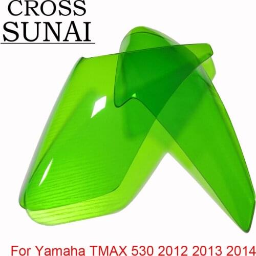 Motorcycle Headlight Protective Cover for YAMAHA TMAX530 TMAX T MAX 530 2012 2013 2014 Moto Screen Lens Changeable Light Color