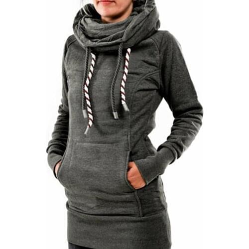 Star Applique Sweatshirt 4xl Double Layer Hoodie With Two Color Drawstring Poleron Mujer 2020 Slim Fit Hoodie Women Pocket Tunic