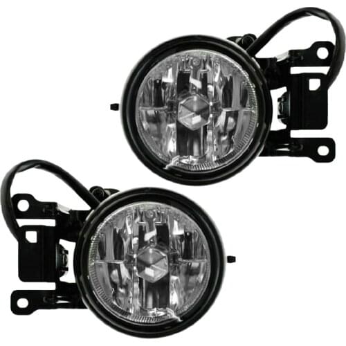 1 Pair Left Right Front Fog Light Drive Driving Lamp Fit For Mitsubishi Montero Pajero Sport 2000 2001 2002 2003 2004