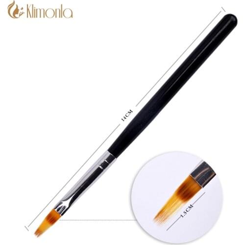 1Pc Gradient Uneven Drawing Nail Brush UV Gel Polish Painting Pen Black Handle Nail Art Brushes Tools Manicure Dye Painting Pen