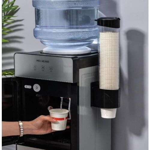1PC Cup Holder Cup Taker Disposable Cup Automatic Cup Taker Rack Wall-Mounted Perforated Cup Holder For Household Dropshipping