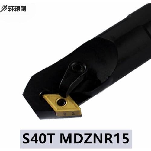 1PC S40T MDZNR15 MDZNL15 Carbide Inserts For Holder CNC Lathe Cutter Turning Tool Drill Rod DNMG15