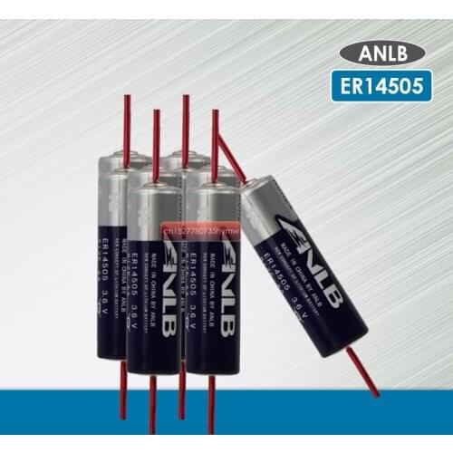 10pcs/lot New Original ANLB ER14505 ER14505H AA 3.6V 2400mAh energy lithium battery smart meter battery With solder pins