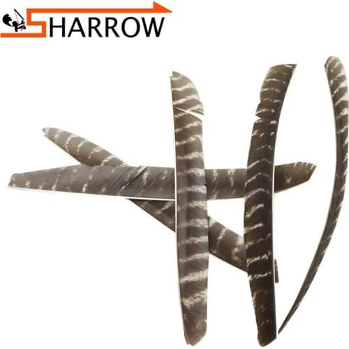 30/50/100pcs Archery Arrow Feather Full Length Left Wing Real Turkey Feather Vanes Hunting Arrow Accessories