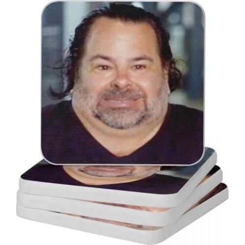 Big Ed Mask Diatomite Square Round Coaster Heat Insulation Cup Bonsai Mat Soap Toothbrush Pad Diameter 10cm