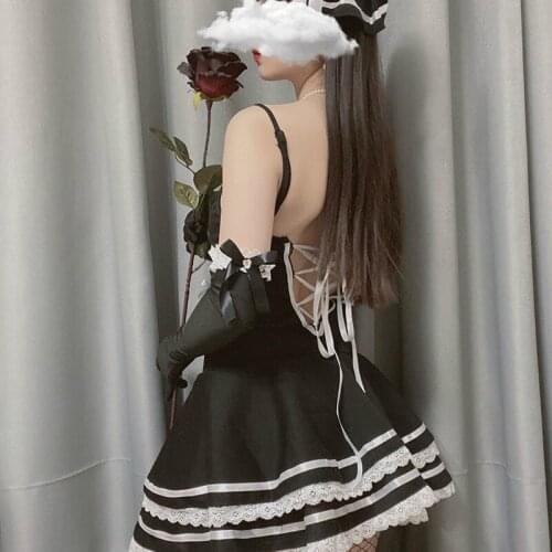 Apron Couple Sex Play Erotic Underwear Maid Uniform Nightdress Valentines Day Romantic Gift Sexy Cosplay Maid Uniform Underwear