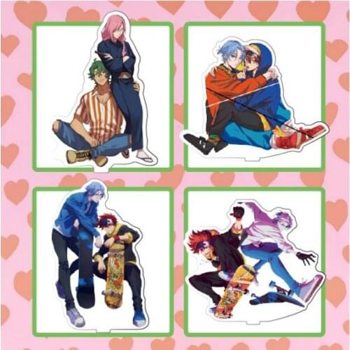 Hot Anime SK8 the Infinity SK EIGHT Acrylic Stand Model Fashion Desktop Toy Chinen Miya Hasegawa Ranga Kyan Reki Hasegawa Ranga
