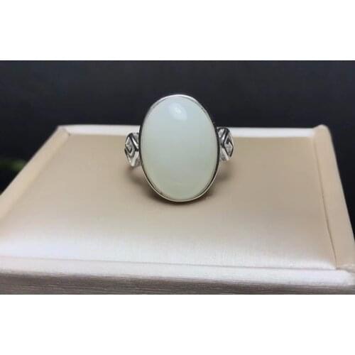 New store welfare natural ring wholesale 925 silver Siberia emerald color positive