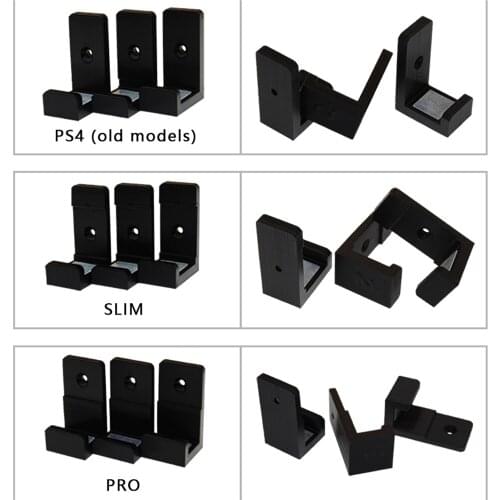 Wall Mount Bracket for Sony PlayStation 4 for PS4 Slim Pro Game Console Accessories Storage Rock