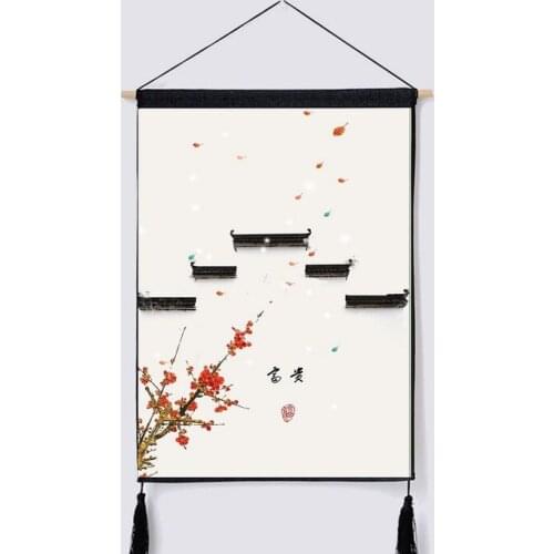 Chinese Style auspicious Scenery Harvest Nordic Landscape Art Wall Pictures For Living Room