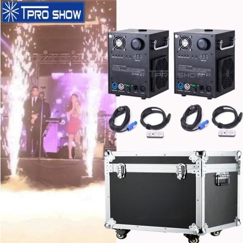 Wedding Sparkular Remote Control Firework Cold Spark Machine Smokeless For Indoor Outdoor Stage Flight Case Packing No Card Need