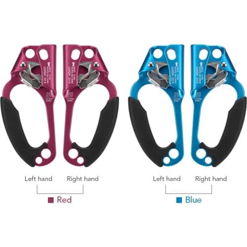 Hand Ascender Rope Clamp Climbing Ascender Rock Rappelling Equipment for 8-13mm Rope Climbing Tools