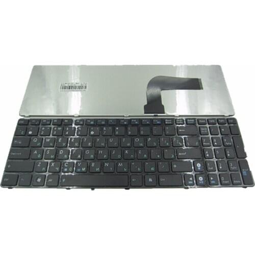 RU Black New Russian Laptop Keyboard FOR ASUS N71Ja N53 N53T X55VD UL50 P53 k53s K52 X61 N61 G60 G51 G53 UL50 P53