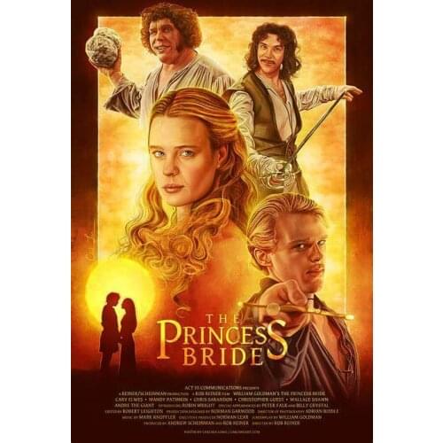 The Princess Bride Movie Art Film Print Silk Poster Home Wall Decor 24x36inch