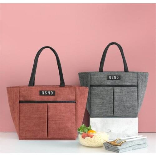 New Fashion Portable Lunch Bag Picnic Tote Organizer Insulation Waterproof Accessories Supply Storage Box Handbags
