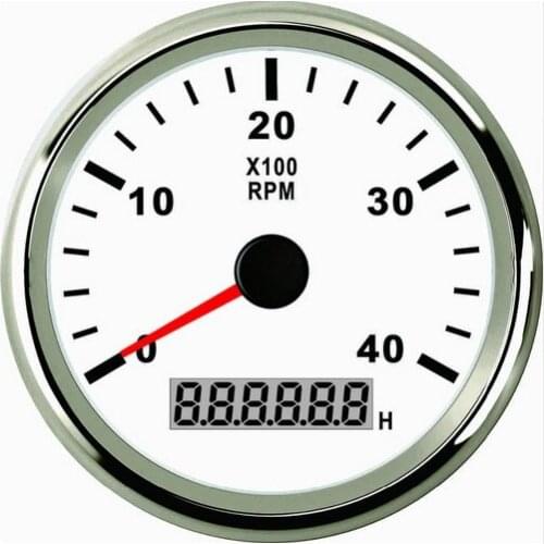 New 85mm Tachometer gauge tacho 0-4000rpm 9-32V