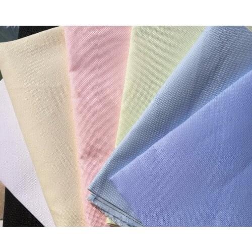 40x40cm Aida cloth 14ct light yellow pink blue black flaxen cross stitch fabric canvas DIY handmade needlework sewcraft
