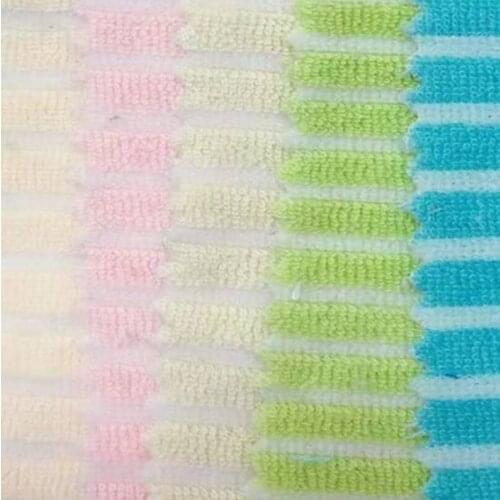 10 yards lot High quality striped towel Striped artificial wool cloth Polyester Cotton Striped faux Wool Cloth fabric wholesale