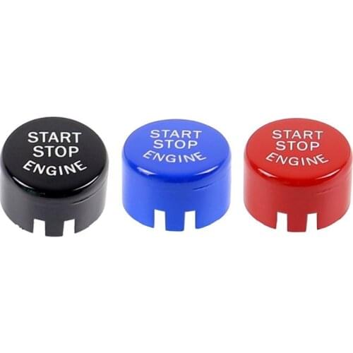High Quality Car Engine Start Stop Button For B-M-W F30 F10 F34 F15 F25 F48 X1 X3 X4 X5 X6 Red Color Replace Upgrade Car-Styling