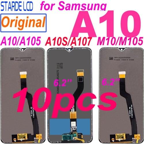 10 pcs Original LCD For Samsung Galaxy A10 A105 A10S 2019 A107 A107FD M10 M105 LCD Display Screen Replacement Digitizer Assembly