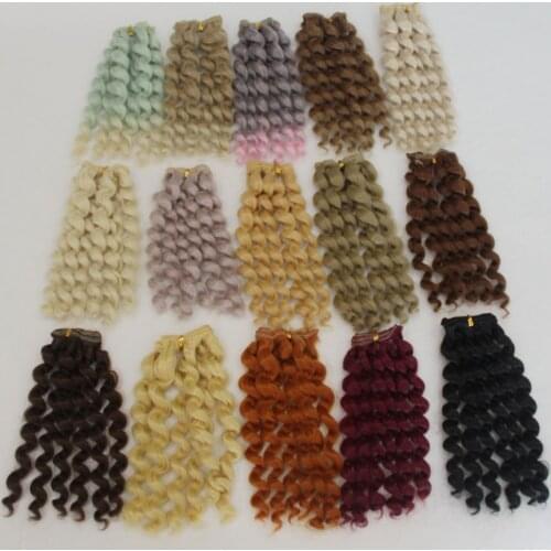 1pcs 20cm*100CM Doll Wigs/hair Braid Hairstyle For 1/3 1/4 1/6 BJD/SD Doll DIY Wigs Dolls Accessories Christmas Toy