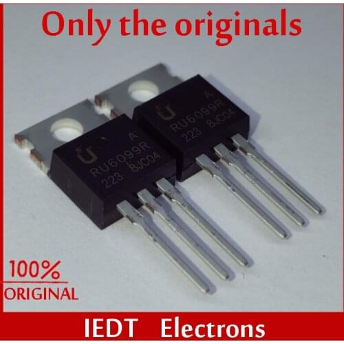 1 unids/lote RU6099R RU6099 mos tubo 120A 60V a-220 inversor de efecto de campo transistor 100% garantía de calidad