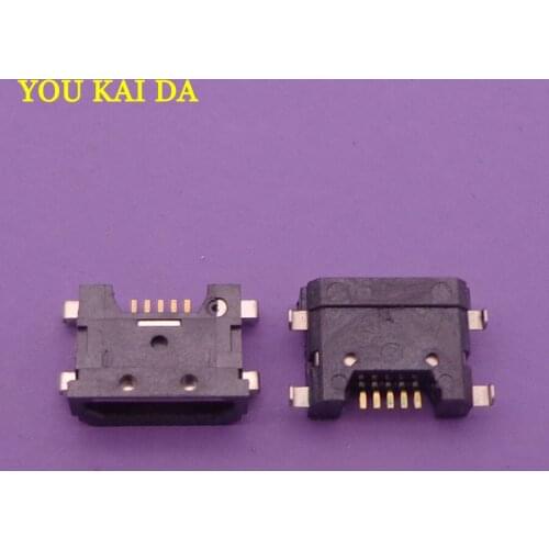 1pc Mini Micro USB jack connector Charging Port Dock socket power plug 5 pin female Repair Parts replacement for ZTE S2002