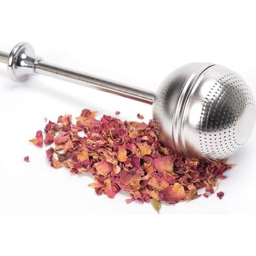 2PCS Long Handle Stainless Steel Tea Strainers Tea Infuser Filter for Loose Leaf Tea, Reusable Tea Interval Diffuser