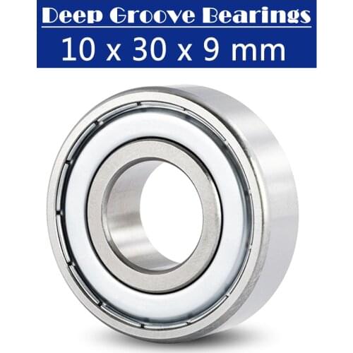 6200ZZ Bearing 10*30*9 mm ABEC-3 ( 8 PCS ) For Vacuums Deep Groove 6200 Z ZZ Ball Bearings 6200Z