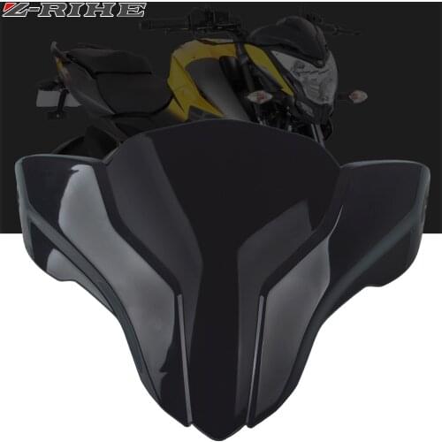 Motorcycle Accessories Windshield Windscreen For BAJAJ Pulsar 200NS NS200 NS 200 Wind Deflectors Protector Windshield Windscreen