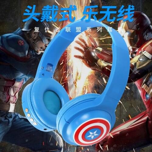 2021 Disney wireless bluetooth headset with microphone headphones noise canceling headphones gamer marvel earphones