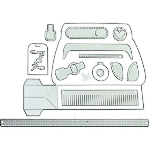 Big Purse Metal Cutting Dies Stencils For DIY Scrapbooking/Card Making Paper Craft Decoration 16.6*11.6 cm