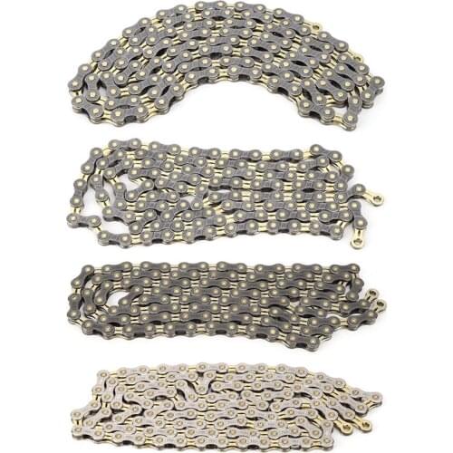 8/9/10/11 Speed Bicycle Chain Aluminium Alloy Precision Structure Mountain Bike Half Hollow Chain Bike Chain Replacement Parts