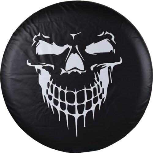 14" 15" 16" 17" Inch PVC Leather Spare Tire Cover Case Bag Pouch Protector For Jeep Camper Travel Trailer RV SUV Truck Pickup