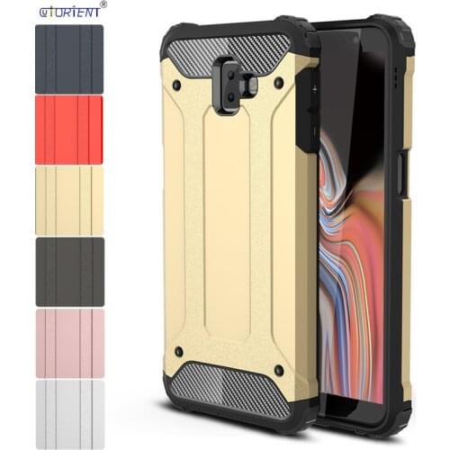 For Samsung Galaxy J6 Plus J6+ Bumper Case J610 SM-J610FN/DS SM-J610F/DS Hard PC and TPU Hybrid Shockproof Phone Cover Fundas