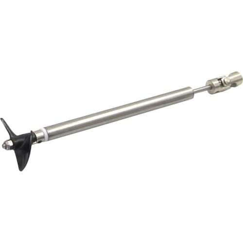 FATJAYF RC boat wire drive system OD 3mm stainless steel 25cm shaft set 2-blade propeller universal coupling 20cm shaft sleeve