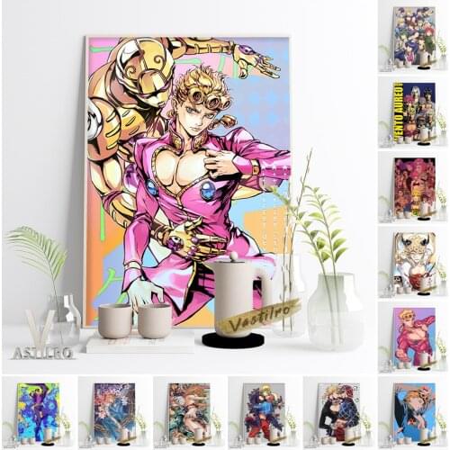 JoJos Bizarre Adventure Classic Hot Cartoon Manga Poster Japan Anime Character Print Picture Otaku Bedroom Home Decor Fans Gift
