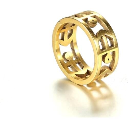 Personality ship king stainless steel ring ring hypoallergenic non-fading stainless steel ring