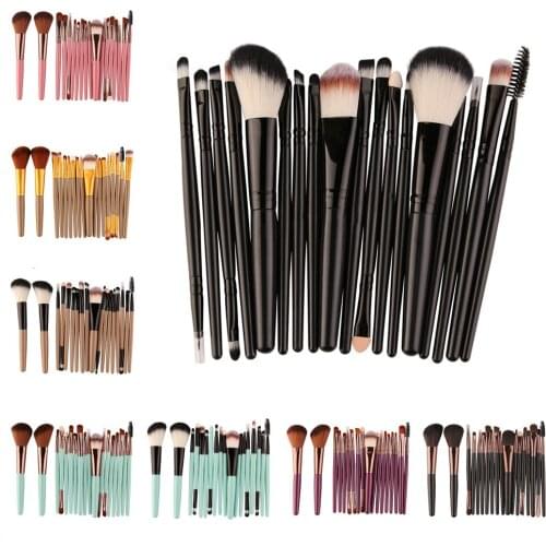 Hot Selling Makeup Brush Set for MAANGE 18 Cosmetic Tools Eye Makeup Brushes Blending Brush Gift for Women or Girl
